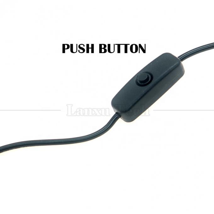 5V USB A αρσενικό προς τύπο C USB Switch Power ON OFF καλώδιο για Raspberry Pi LED Strip 2