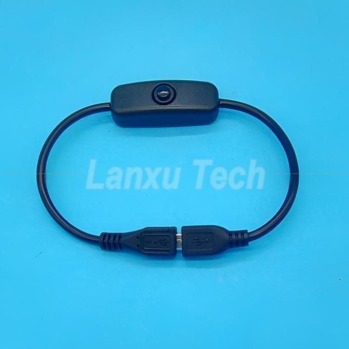 USB Micro B Άντρας προς θηλυκή επέκταση επάνω εκτός πάταγμα 501 καλώδιο διακόπτη 6