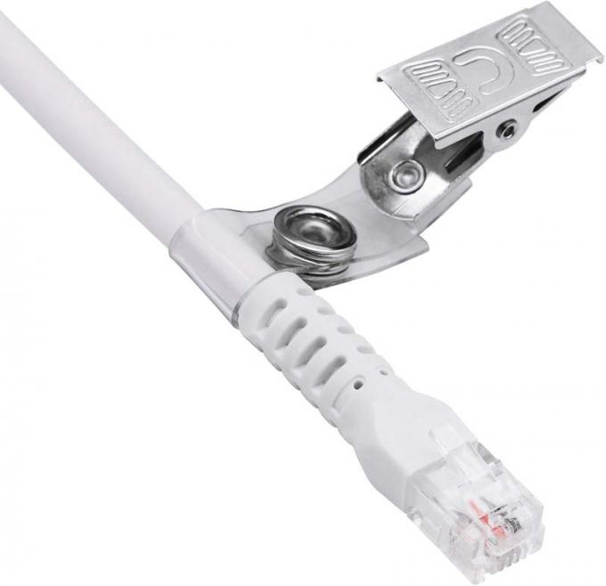 Προσαρμοσμένο RJ11 6Pin 4Core Single Button Hand Grip Καλώδιο κλήσης νοσοκόμας με κλιπ για το σταθμό νοσοκόμας Σταθμός κλήσης νοσοκόμας 2