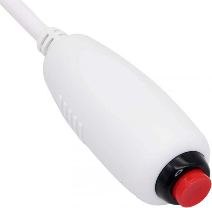 Προσαρμοσμένο RJ11 6Pin 4Core Single Button Hand Grip Καλώδιο κλήσης νοσοκόμας με κλιπ για το σταθμό νοσοκόμας Σταθμός κλήσης νοσοκόμας 4