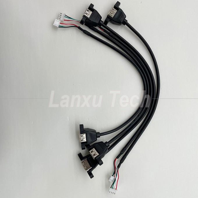 Καλώδιο USB 2.0 για τοποθέτηση πίνακα τύπου A σε JST XH PH VH 4 πιν 6