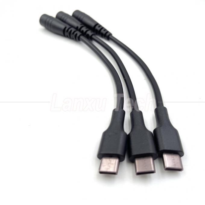 5V USB τύπου C σε συνεχές 5.5x2.1mm καλώδιο επέκτασης φορτιστή για λάμπα γραφείου LED 5