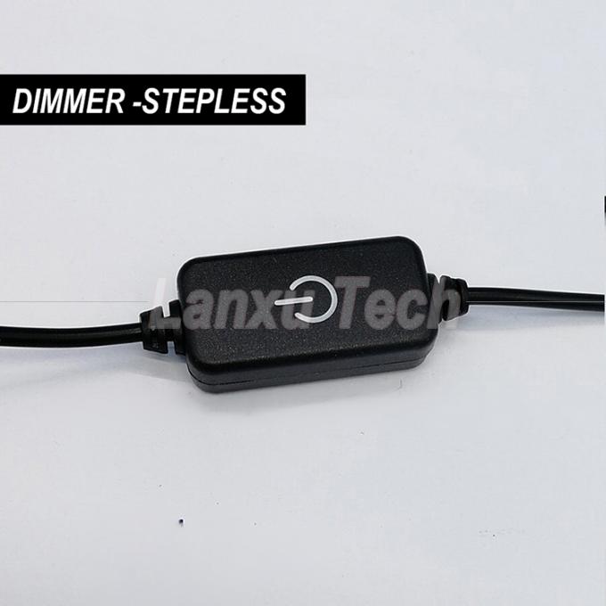 USB σε DC Jack Stepless Dimmer για LED Light Strip 4