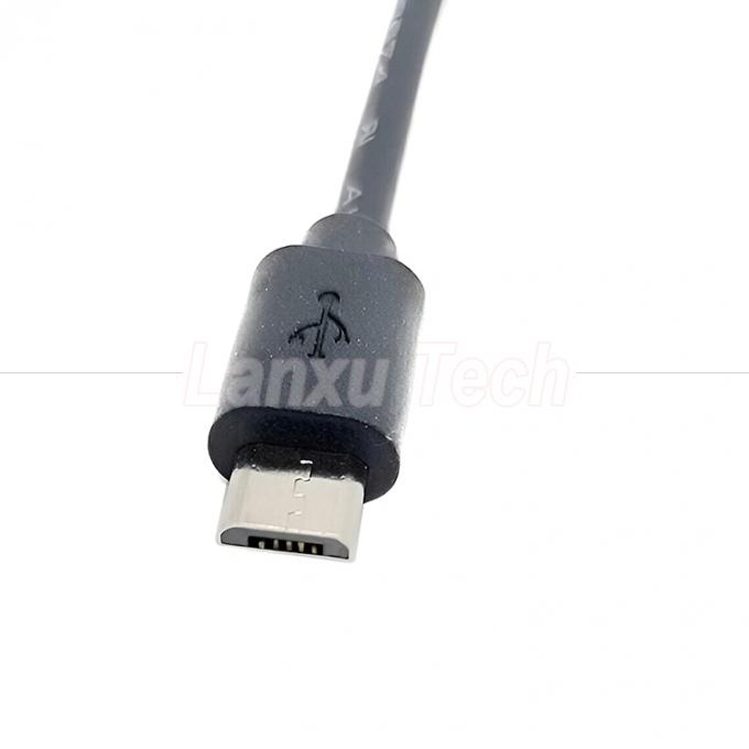 Micro USB αρσενικό σε DC 3,5x1,35mm θηλυκό καλώδιο επέκτασης ισχύος Jack για ανεμιστήρες LED Strips 3