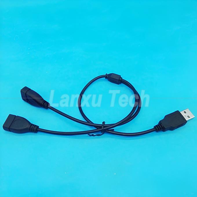 USB 2.0 Άντρας σε 2 Δύο USB Γυναίκα Jack Y Splitter Hub Δυναμικό καλώδιο επέκτασης προσαρμογέα καλώδιο 6