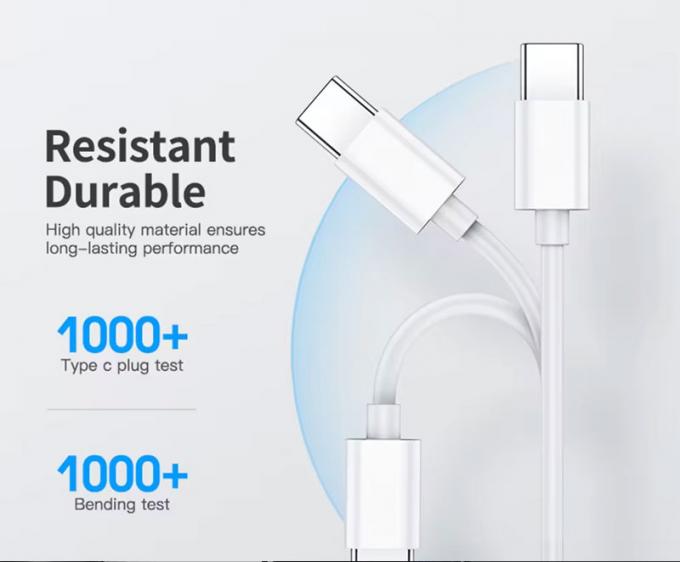 Υψηλής ποιότητας ταχεία φόρτιση 60w 100w Τύπος C έως Τύπος C PD καλώδιο φορτιστή δεδομένων 3