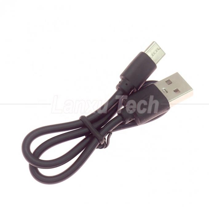 Σύντομη ταχεία φόρτιση μόνο 1A 2A USB σε τύπου C καλώδιο φορτιστή για ανεμιστήρα Power Bank 0