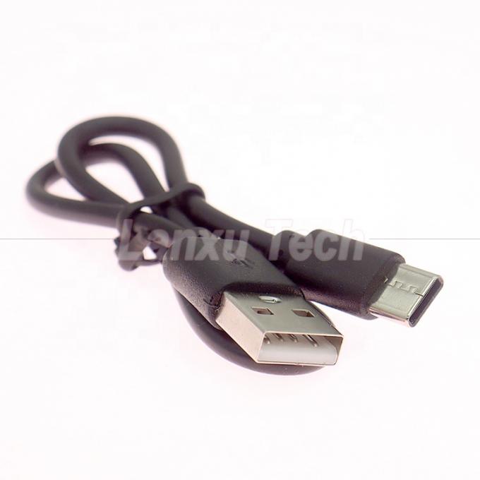 Σύντομη ταχεία φόρτιση μόνο 1A 2A USB σε τύπου C καλώδιο φορτιστή για ανεμιστήρα Power Bank 1