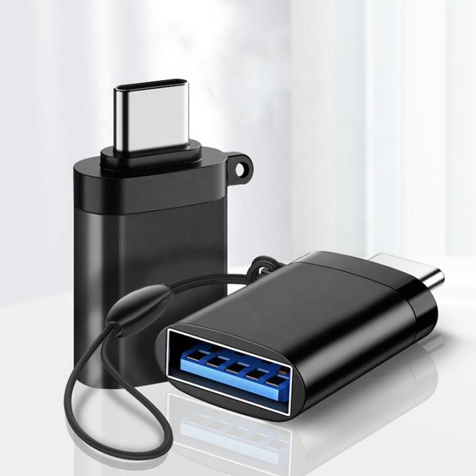 Φορητό Mini Lanyard Metal Shell OTG τύπου C 3.1 Ανδρός σε USB 3.0 Γυναικός προσαρμογός 0