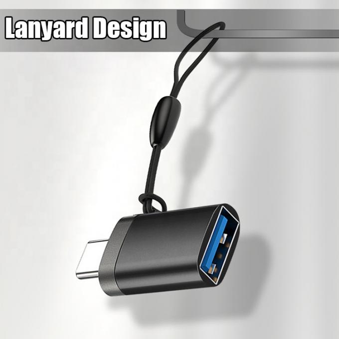 Φορητό Mini Lanyard Metal Shell OTG τύπου C 3.1 Ανδρός σε USB 3.0 Γυναικός προσαρμογός 1