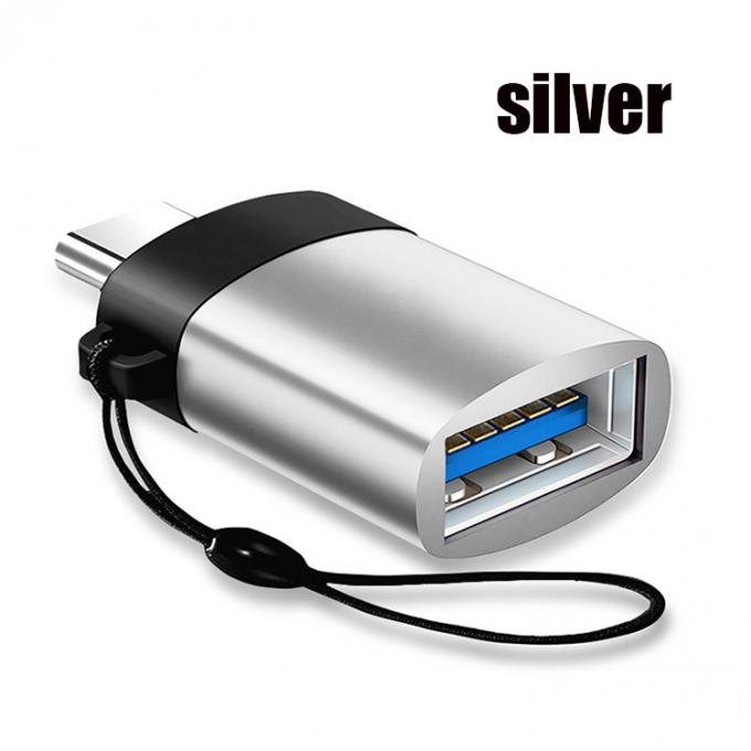 Φορητό Mini Lanyard Metal Shell OTG τύπου C 3.1 Ανδρός σε USB 3.0 Γυναικός προσαρμογός 7