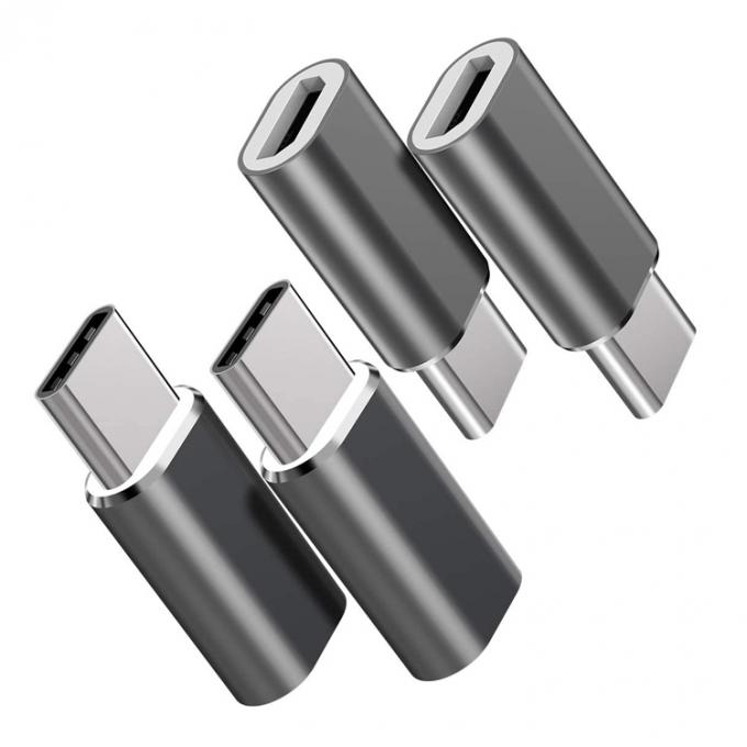 Προσαρμοστής μετατροπής OTG Plug and Play Metal Shell Micro USB θηλυκό προς τύπο C αρσενικό 0