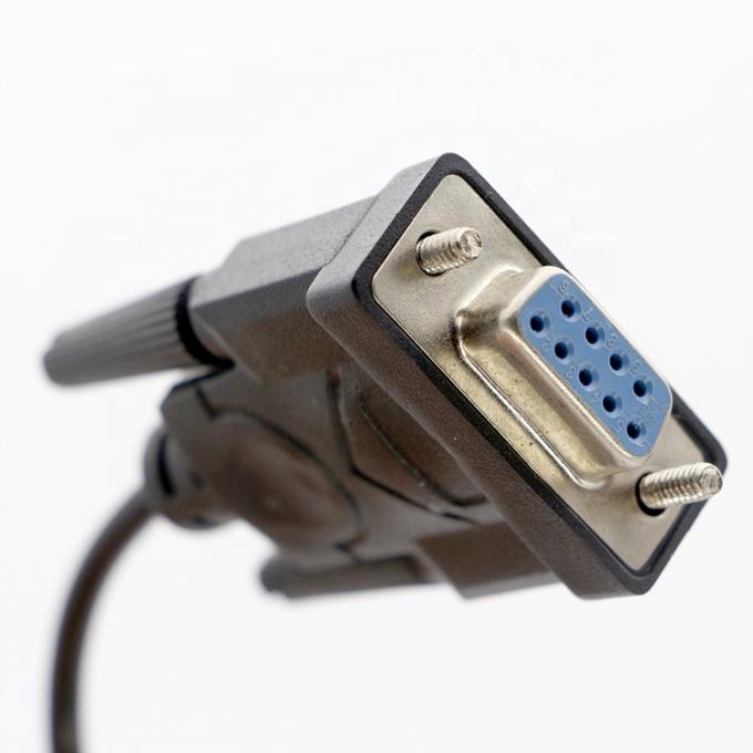 ΕΠΙΧΡΗΜΑΤΙΚΟ 90 μοίρες δεξιά γωνία Μίνι B USB σε θηλυκό DB9 RS232 σειριακό καλώδιο 2