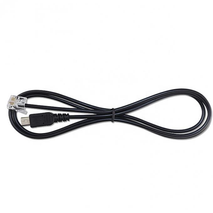 Προσαρμοσμένη συναρμολόγηση Mini B 5p USB σε RJ9 RJ11 καλώδιο 1