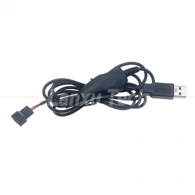 Ρυθμιζόμενο USB 5V Step up Boost σε DC 12V 3 Pin 4 Pin Connector Fan Speed Controller Δικτυακό προσαρμογέα ισχύος για PC ψύξη ανεμιστήρα 0