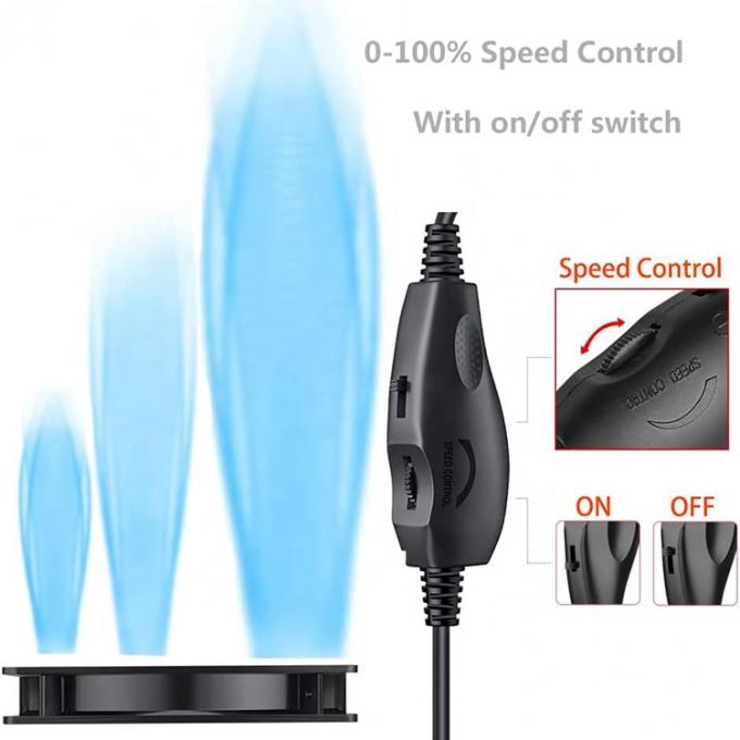 Ρυθμιζόμενο USB 5V Step up Boost σε DC 12V 3 Pin 4 Pin Connector Fan Speed Controller Δικτυακό προσαρμογέα ισχύος για PC ψύξη ανεμιστήρα 3