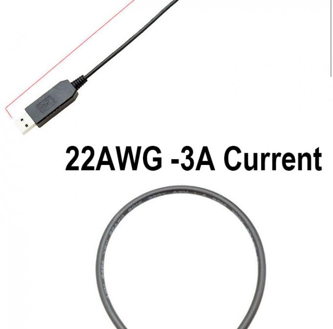 USB 5V έως 12V τάση Step Up 3 Pin και 4 Pin PC Fan Power Adapter καλώδιο 3