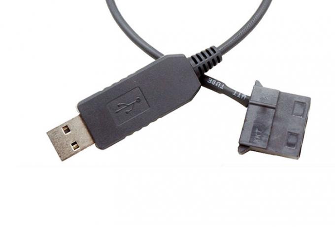 USB 5V έως 12V τάση Step Up 3 Pin και 4 Pin PC Fan Power Adapter καλώδιο 5