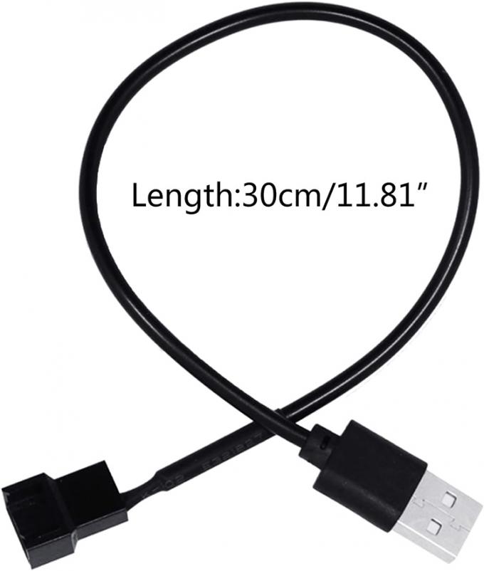 USB σε 3 Pin 4 Pin Molex Γυναίκα PWM 5V Κουτί Ηλεκτρονικός ψυκτικός ψύκτης ανεμιστήρας τροφοδοσίας ηλεκτρικής ενέργειας προσαρμογέα καλώδιο σύνδεσης 4