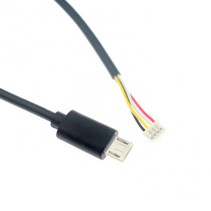 Προσαρμοσμένο 10cm 20cm 30cm 50cm Micro B 5P έως 4P JST MX 1.25mm Connector Wire Cable 1