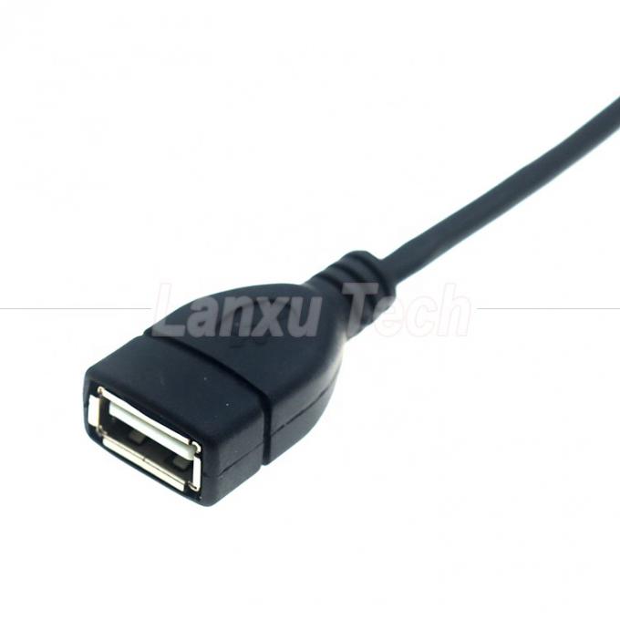 Φορητό σύντομο 90 μοίρες δεξιά γωνία Micro V8 σε USB γυναικεία πρίζα OTG καλώδιο προσαρμογέα για τηλέφωνο φορητό 2