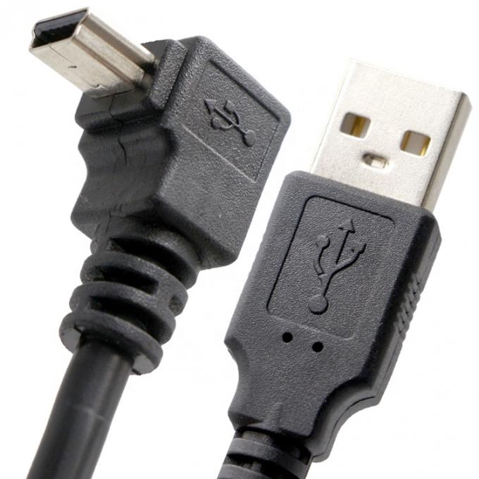 OEM δεξιά αριστερά επάνω κάτω γωνία 90 μοίρες MINI USB καλώδιο για PS3 χειριστή MP3 κάμερα 3