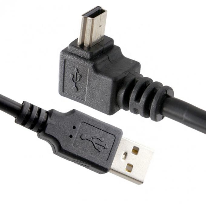 OEM δεξιά αριστερά επάνω κάτω γωνία 90 μοίρες MINI USB καλώδιο για PS3 χειριστή MP3 κάμερα 2