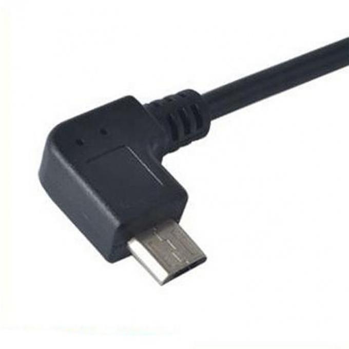 90 μοίρες γωνία Micro B σε USB τύπου A θηλυκό καλώδιο προσαρμογέα OTG 1
