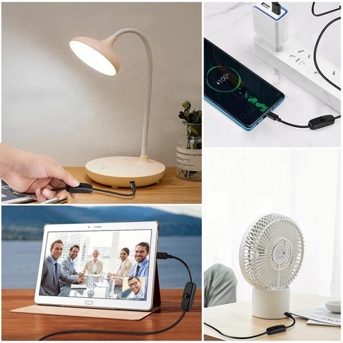 1m 5V 3A USB Type C καλώδιο ρεύματος φορτιστή με διακόπτη ON OFF για Raspberry Pi 6