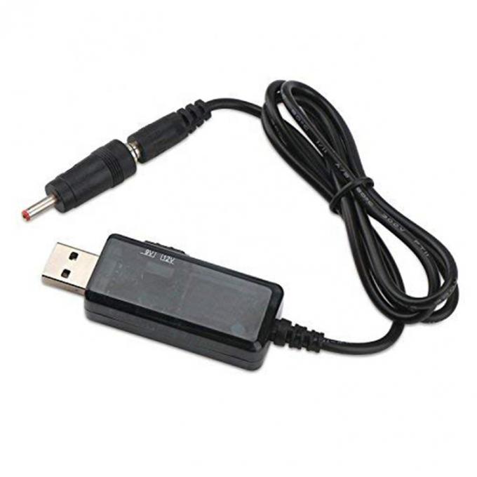 LED Display Πολυσυμβατό Voltage Set Up Booster 5V έως 9V 12V USB σε καλώδιο DC φορτιστή 7
