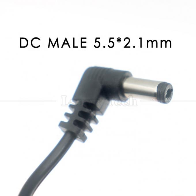12V Booster USB 5V έως 12V 90 μοίρες γωνία 5.5x2.1 mm Jack καλώδιο για Wifi Router 5