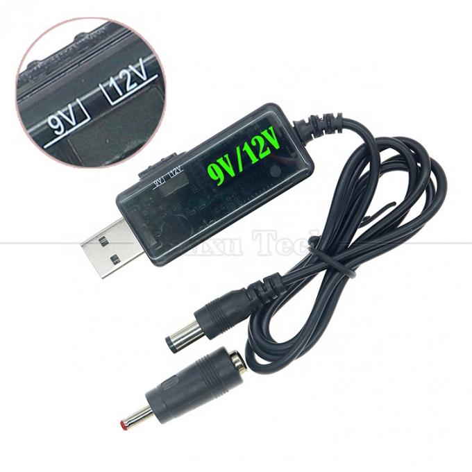 1m Drok 5V USB για την ενίσχυση 9V 12V Step Up Multi Output DC Converter Cable για το modem του δρομολογητή 3