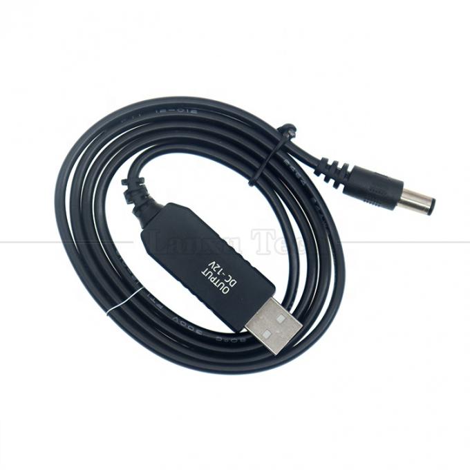 Πολλαπλή λειτουργία 5V USB σε 12V 9V DC 5.5x2.1mm Boost Set Up Power Converter USB καλώδιο για φανάρι ομιλητή Wifi Router 7