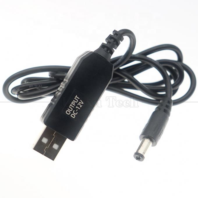 Ζεστή πώληση 5V USB σε 9V 12V DC μετατροπέας εξόδου Booster Wifi Modem Router Power Cable 4