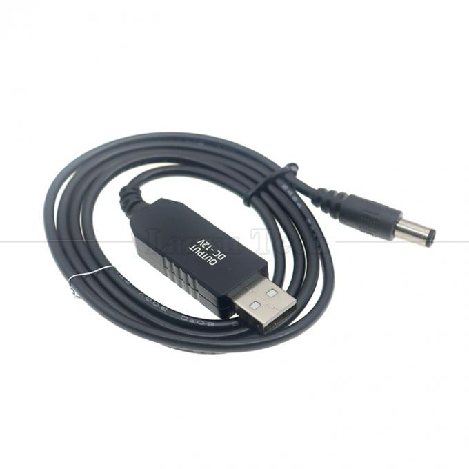 Ζεστή πώληση 5V USB σε 9V 12V DC μετατροπέας εξόδου Booster Wifi Modem Router Power Cable 7