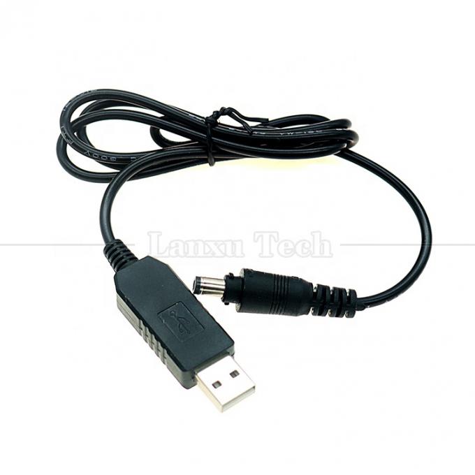 Υψηλής ποιότητας 5V USB σε 12V έξοδος DC 5.5x2.1mm Lock Connector Booster Set Up Power USB καλώδιο για Led Strip String φώτα λαμπτήρα 6