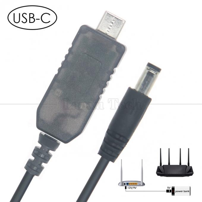 USB τύπου C σε συνεχές 5.5x2.1mm 8.4v 7.4v 6v 4.5v 3.6v 3v 2.4v 9v 12v Διάδρομο λυχνίας LED για Wifi Router 5