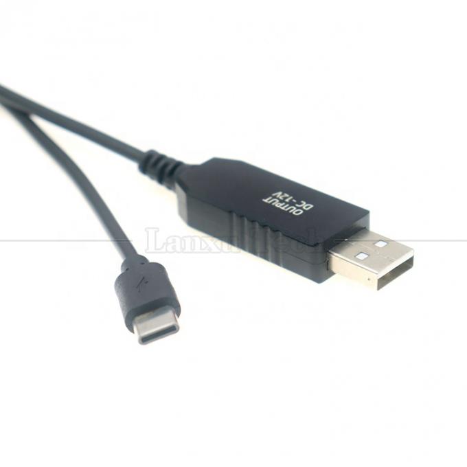 Υψηλής ποιότητας 1m Booster Converter 5v σε 12v USB σε USB Type C καλώδιο φορτιστή ισχύος για ελαφριά στρώματα 3