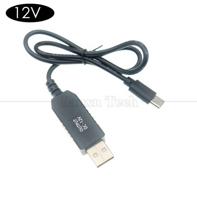 Υψηλής ποιότητας 1m Booster Converter 5v σε 12v USB σε USB Type C καλώδιο φορτιστή ισχύος για ελαφριά στρώματα 2