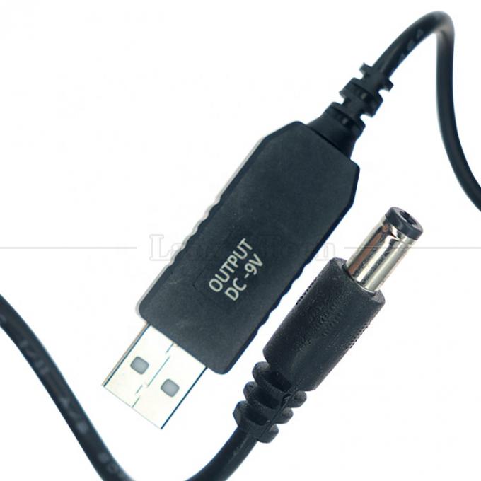 Υψηλής ποιότητας Booster 5V USB σε 9V DC 5.5x2.1mm Step Up Converter Power Charger Cable για Wifi Router Modem 4