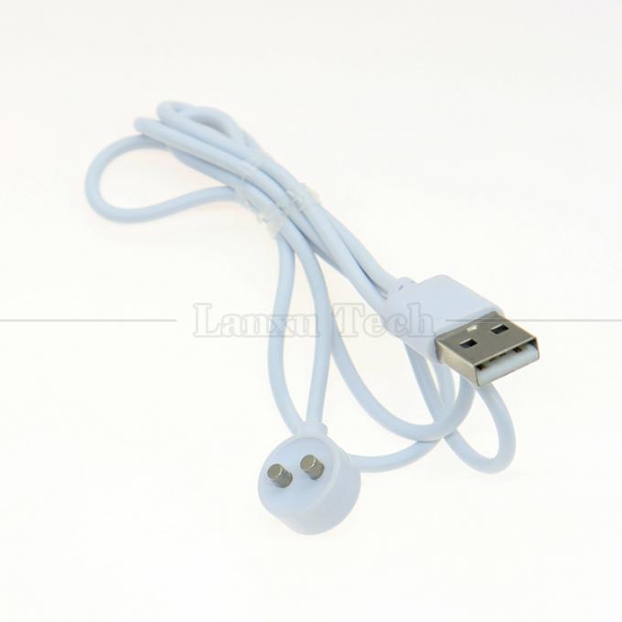 2 PIN USB Μαγνητική Ηλεκτρική Οδοντόβουρτσα Μέσα ομορφιάς Σεξουαλικά παιχνίδια για ενήλικες Δονητή καλώδιο φορτιστή 2