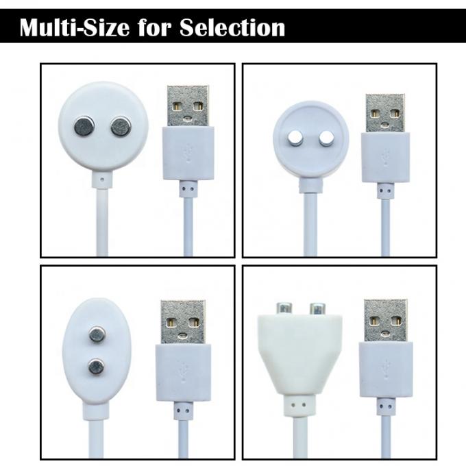 2 PIN USB Μαγνητική Ηλεκτρική Οδοντόβουρτσα Μέσα ομορφιάς Σεξουαλικά παιχνίδια για ενήλικες Δονητή καλώδιο φορτιστή 0