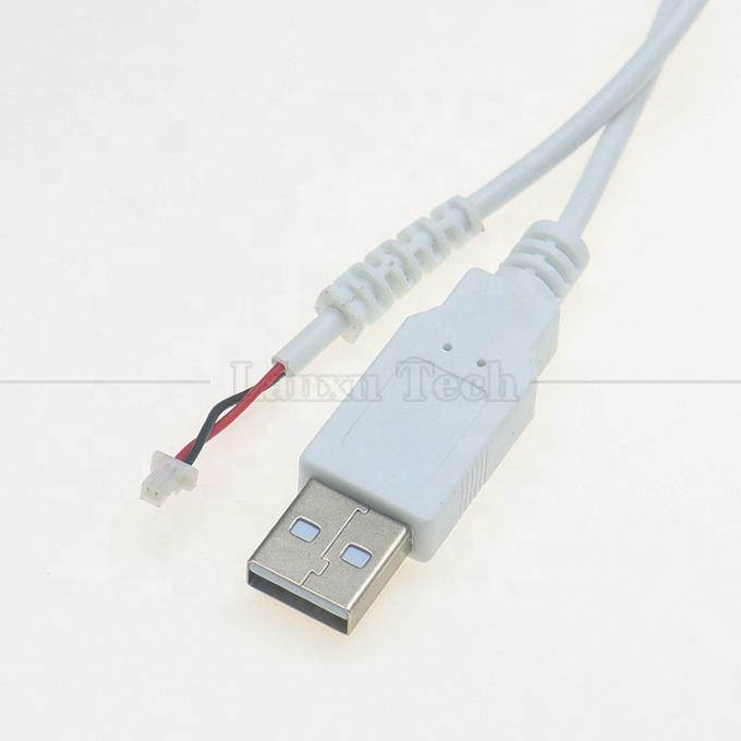 Προσαρμοσμένη συναρμολόγηση USB A αρσενικό σε JST 2pin 1.0mm 2.0mm 1.25mm Pitch SHR MX XH SH VH PH καλώδιο σύνδεσης 0