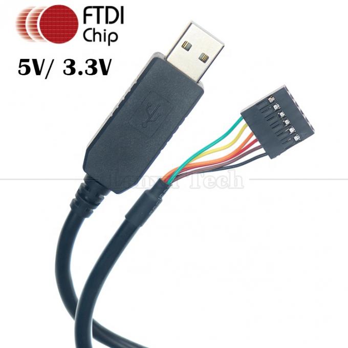FTDI Chip FT232 USB σε TTL 3.3V 5V Uart RTS CTS TXD RXD Καλώδιο σειριακού μετατροπέα για Arduino Raspberry Pi 4