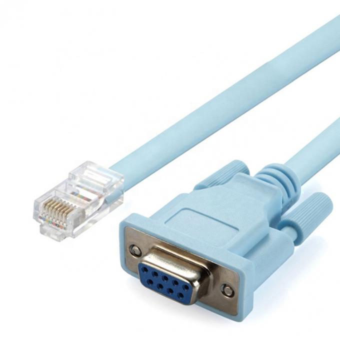 1.8M RS232 DB9 PIN θηλυκό σε RJ45 Δικτυακό καλώδιο κονσόλας για Cisco Router Switch 1