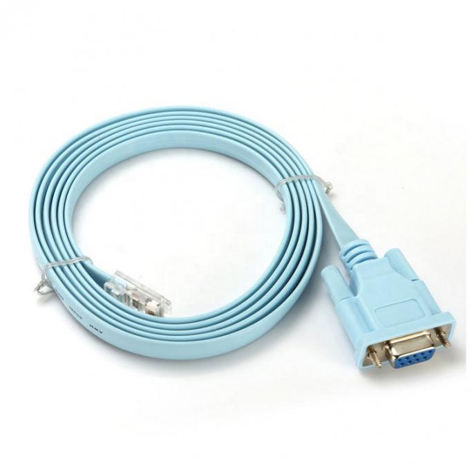 1.8M RS232 DB9 PIN θηλυκό σε RJ45 Δικτυακό καλώδιο κονσόλας για Cisco Router Switch 2