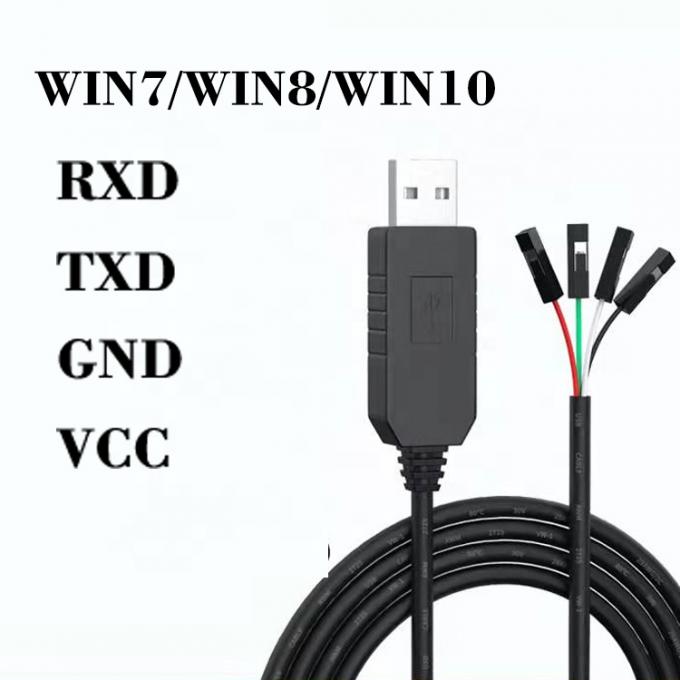 FTDI Chipset FT 232 5V 3.3V USB σε 4 PIN Dupont Uart TTL Serial Converter Cable για το Raspberry Pi 0
