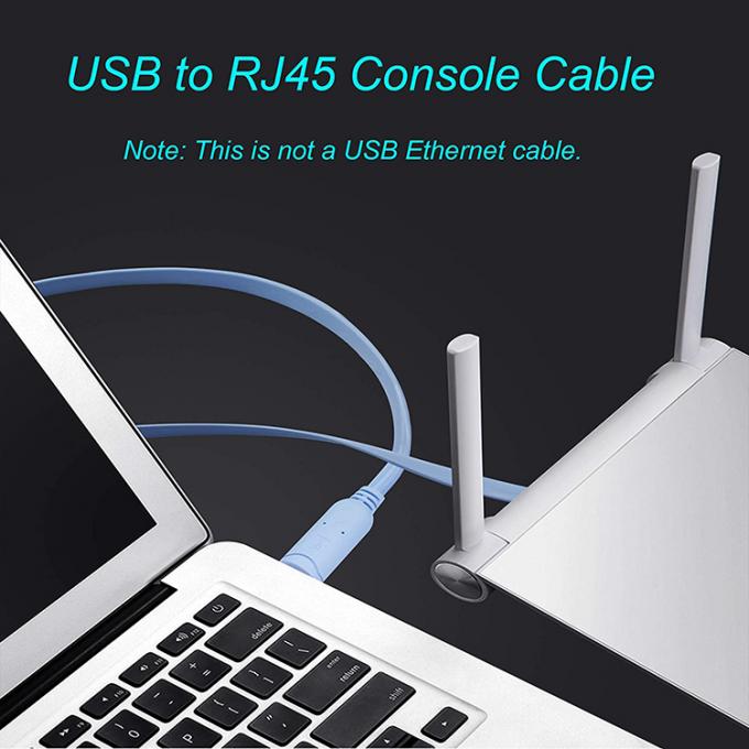 CH340 Rollover USB καλώδιο κονσόλας για Cisco Router 9