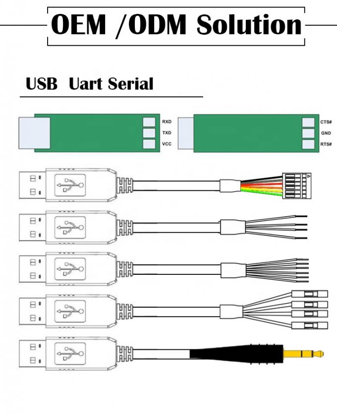 Υψηλής συμβατότητας WIN7 10 FTDI FT232 5V 3.3V USB σε Uart TTL Serial Cable για Raspberry Pi 1