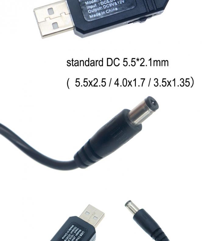 Υψηλής ποιότητας USB 5v έως 9v 12v Step up DC Power Cord Booster Cable για Router 3